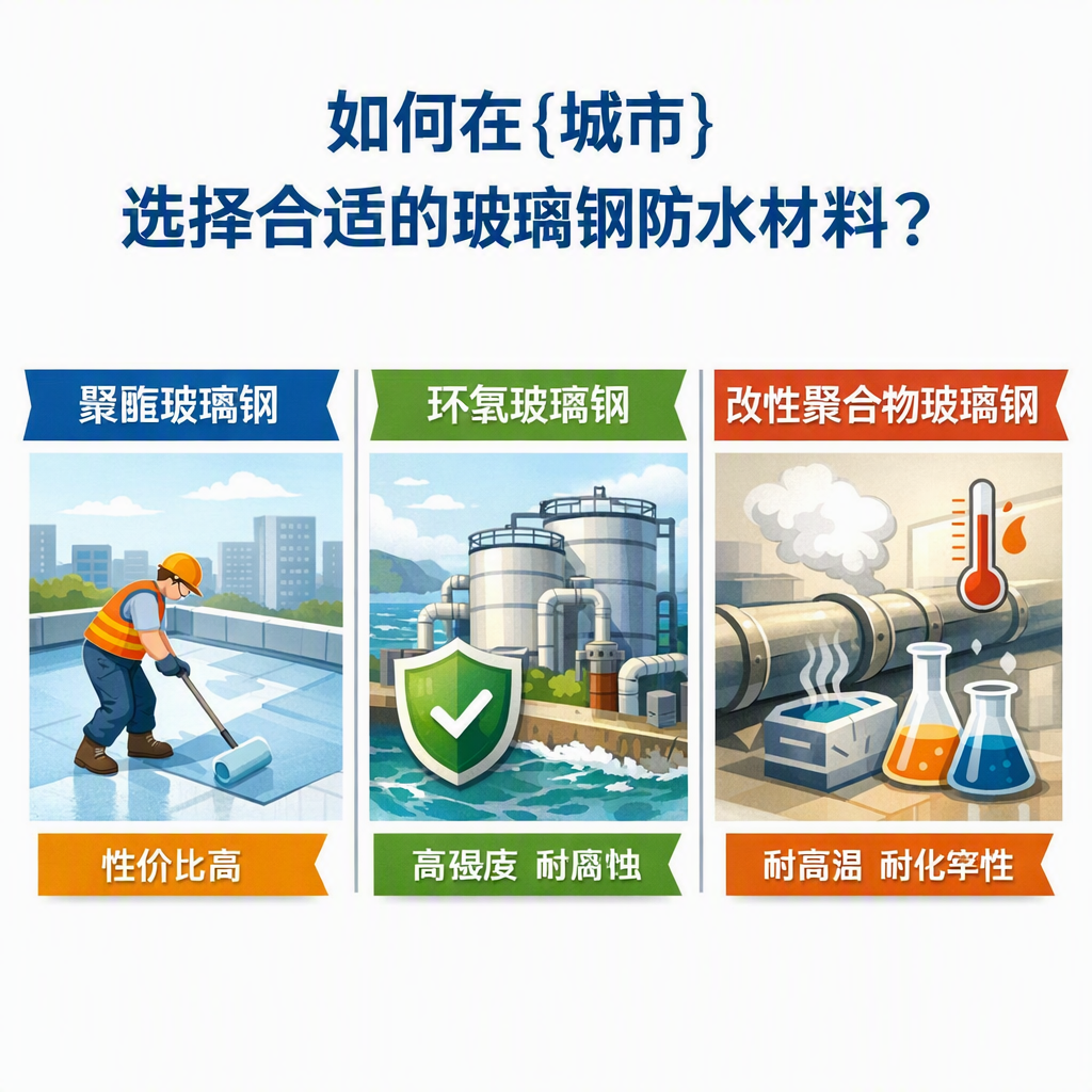 如何在云浮选择合适的玻璃钢防水材料?