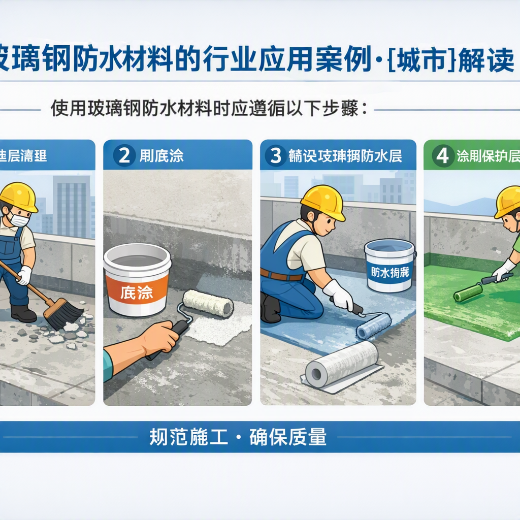 玻璃钢防水材料的行业应用案例,云浮解读