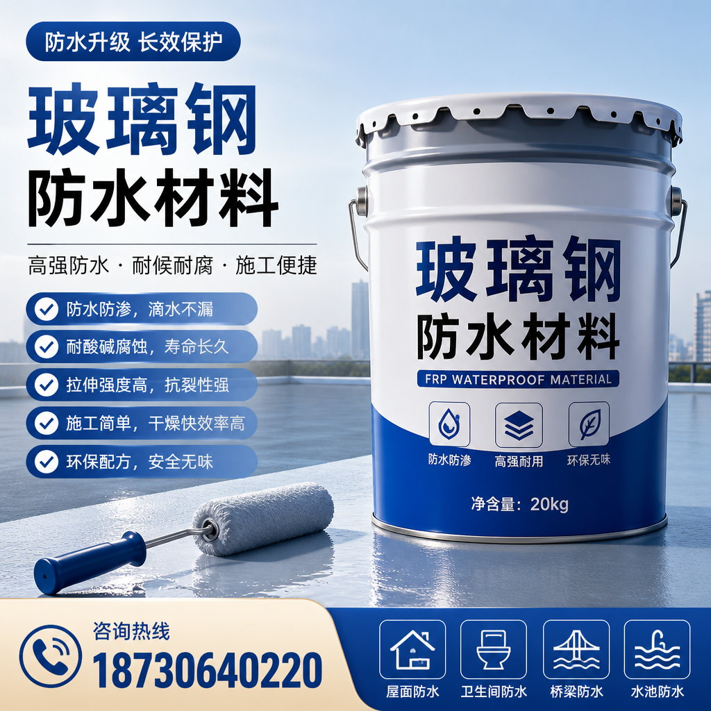 专家解析:玻璃钢防水材料的市场前景分析在 云浮