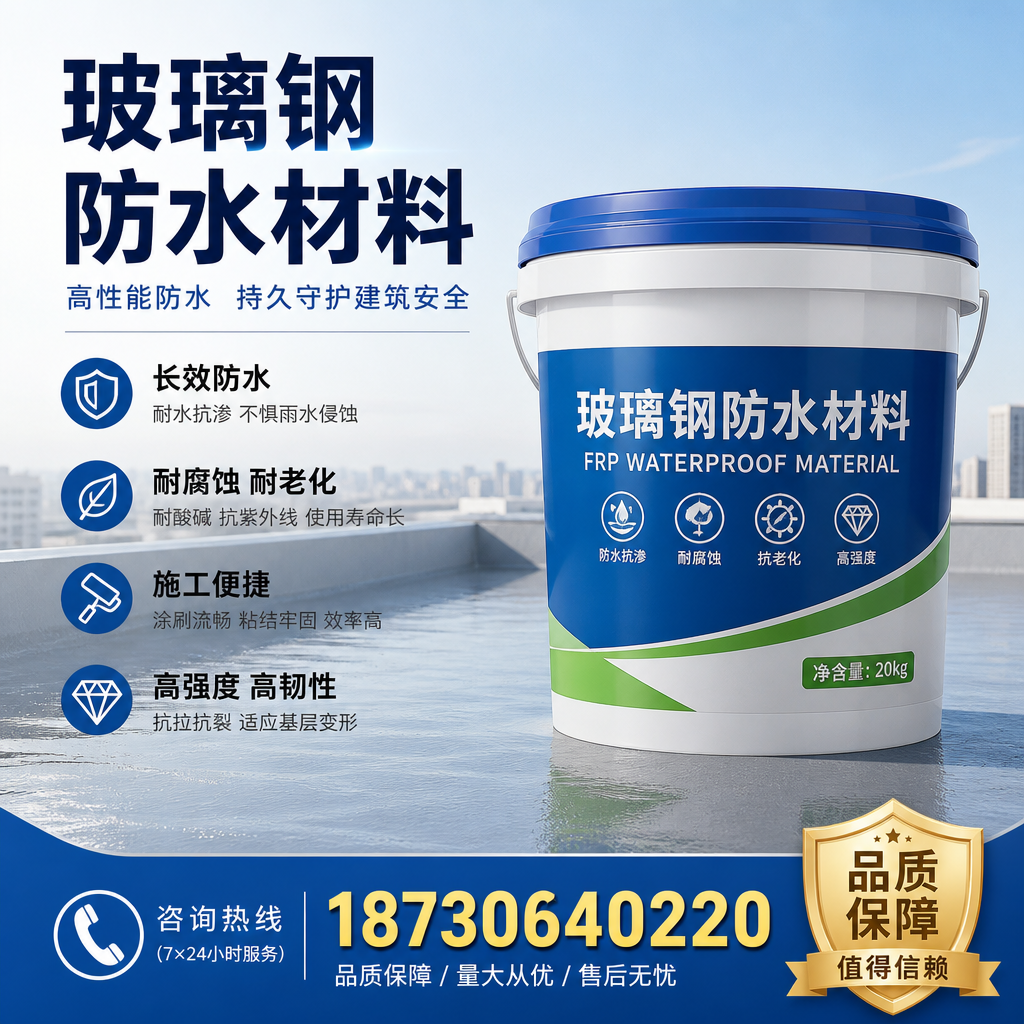 专家解析:玻璃钢防水材料的市场前景分析在 云浮